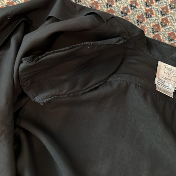 VTG Francesca by Damon for Starington Snake Skin Details Shirt size 12 - Picture 11 of 15